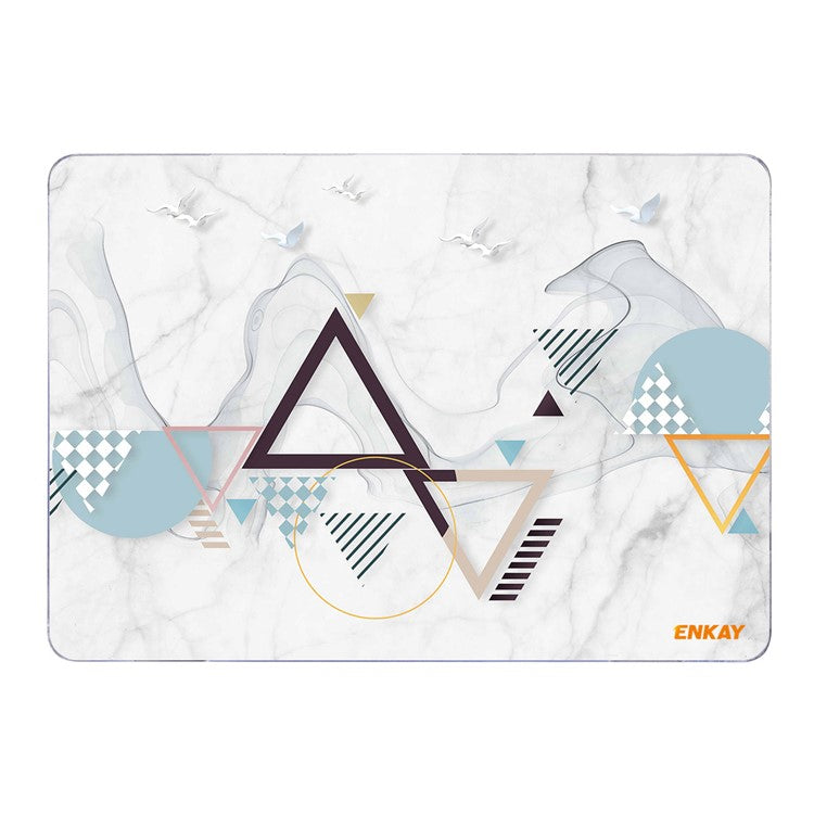 ENKAY HAT PRINCE for MacBook Pro 16 inch (2024) (2023) (2021) A2485 Geometry Series PC Laptop Case Pattern Notebook Cover - Geometry No.4