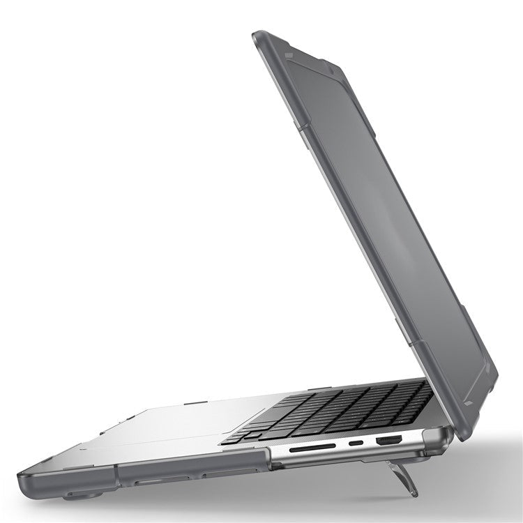 For MacBook Pro 14 inch (2024) (2023) (2021) A2442 / A2779  / A2918 / A2992 (M1 / M2 / M3) Hard PC Laptop Case - Grey