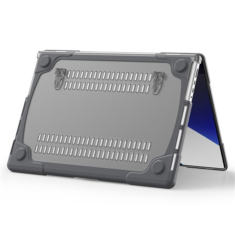 For MacBook Pro 14 inch (2024) (2023) (2021) A2442 / A2779  / A2918 / A2992 (M1 / M2 / M3) Hard PC Laptop Case - Grey