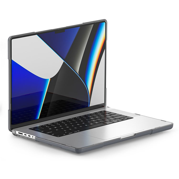 For MacBook Pro 14 inch (2024) (2023) (2021) A2442 / A2779  / A2918 / A2992 (M1 / M2 / M3) Hard PC Laptop Case - Grey
