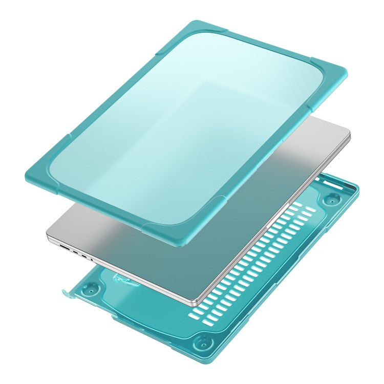For MacBook Pro 14 inch (2024) (2023) (2021) A2442 / A2779  / A2918 / A2992 (M1 / M2 / M3) Hard PC Laptop Case - Baby Blue
