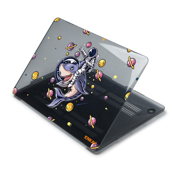 ENKAY HAT PRINCE for MacBook Pro 16 inch (2024) (2023) (2021) A2485 Planets Series Space Patterns PC Sheer Laptop Case - Shark