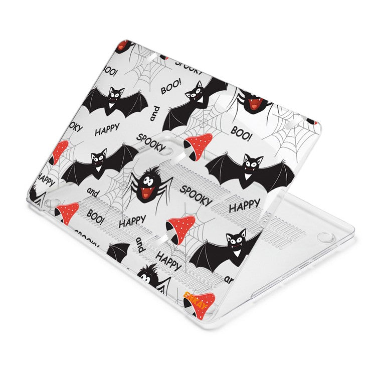ENKAY HAT PRINCE for MacBook Pro 14 inch (2024) (2023) (2021) A2442 Cute Animals Series PC Crystal Sheer Laptop Protective Case - Bats