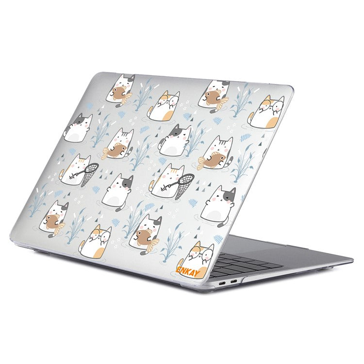 ENKAY HAT PRINCE for MacBook Pro 14 inch (2024) (2023) (2021) A2442 Cute Animals Series PC Crystal Sheer Laptop Protective Case - Cute Cats
