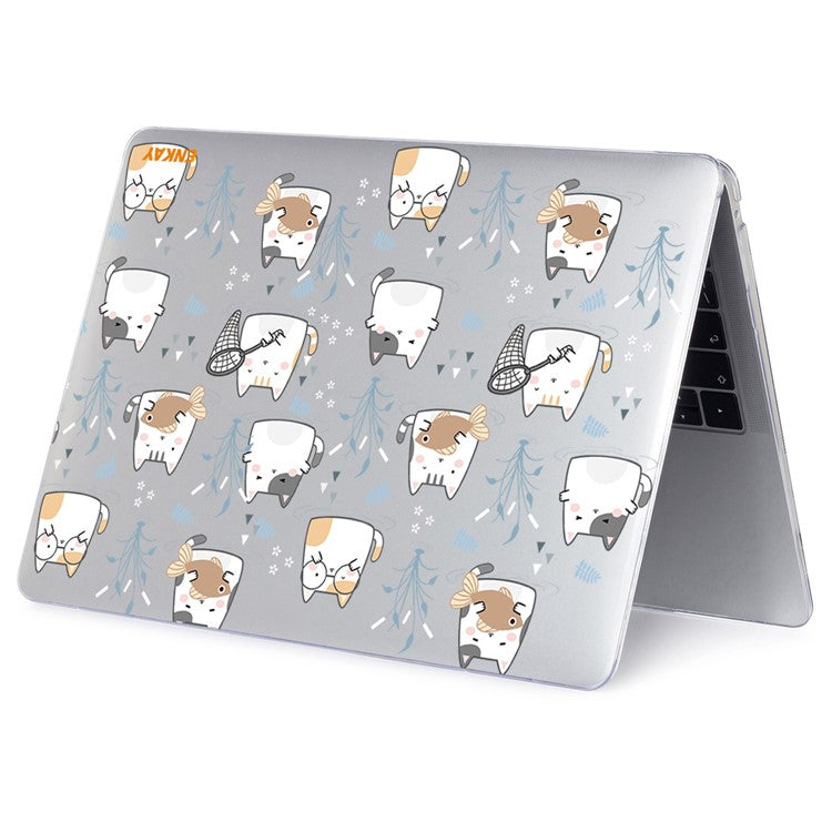 ENKAY HAT PRINCE for MacBook Pro 14 inch (2024) (2023) (2021) A2442 Cute Animals Series PC Crystal Sheer Laptop Protective Case - Cute Cats