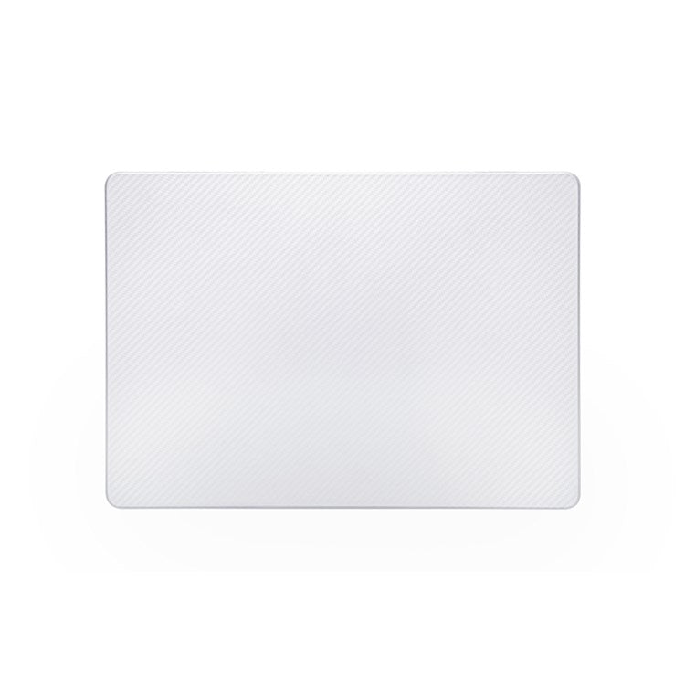 For MacBook Pro 14 inch (2024) (2023) (2021) A2442 Carbon Fiber Texture Hard Laptop Cover Hardshell Case - White