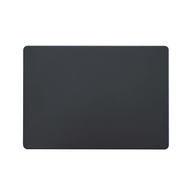 For MacBook Pro 16 inch (2024) (2023) (2021) A2485 Dot Texture Hard Laptop Cover Scratch-Resistant Hardshell Case with Foot Pad - Black
