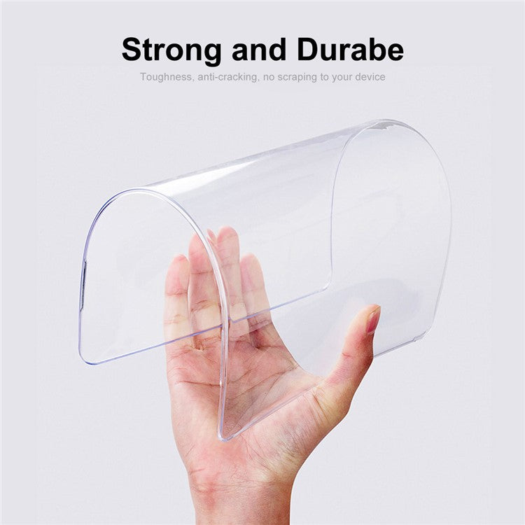 ENKAY HAT PRINCE for MacBook Air 13 inch (2025) / (2024) A2681 (M2) / A3113 (M3) / (2022) Crystal PC Front and Back Protective Cover Shell - Transparent