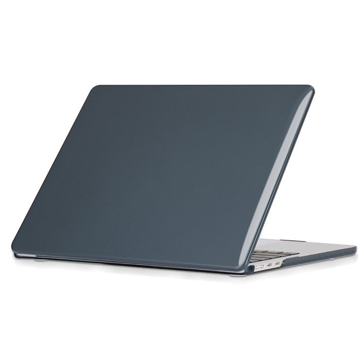ENKAY HAT PRINCE  for MacBook Air 13 inch (2025) / (2024) A2681 (M2) / A3113 (M3) / (2022) Crystal PC Front and Back Protective Cover Shell - Black