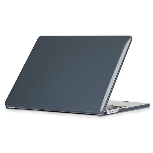 ENKAY HAT PRINCE  for MacBook Air 13 inch (2025) / (2024) A2681 (M2) / A3113 (M3) / (2022) Crystal PC Front and Back Protective Cover Shell - Black
