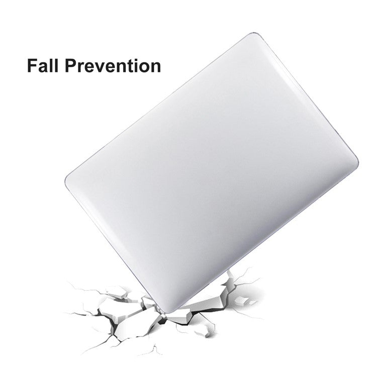 ENKAY HAT PRINCE  for MacBook Air 13 inch (2025) / (2024) A2681 (M2) / A3113 (M3) / (2022) Crystal PC Front and Back Protective Cover Shell - Black