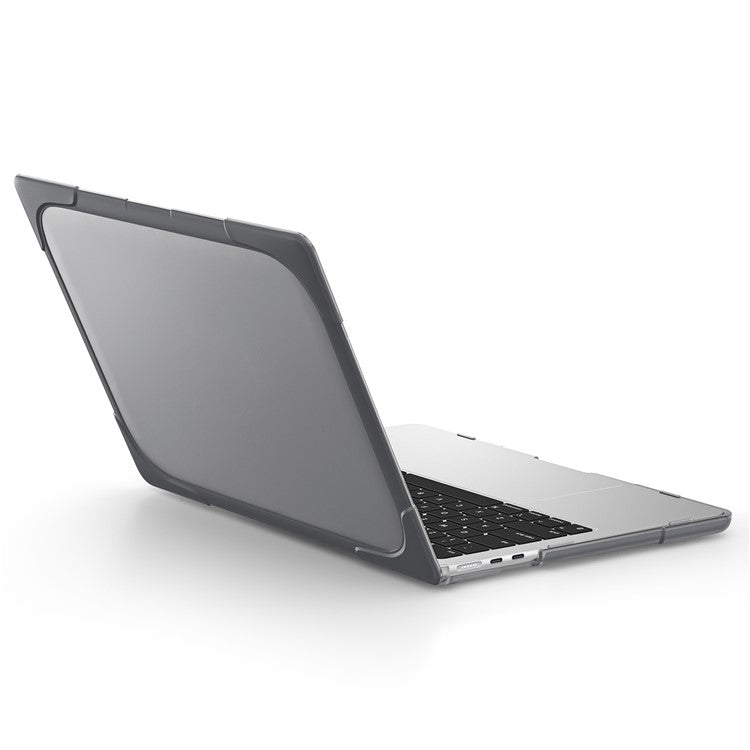 Laptop Case for MacBook Air 13 inch (2025) / (2024) / (2022) A2681 Protective Case Notebook Computer Anti-Scratch Cover with Stand - Grey