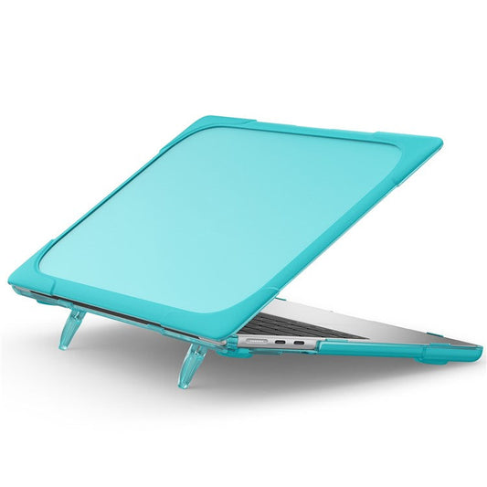Laptop Case for MacBook Air 13 inch (2025) / (2024) / (2022) A2681 Protective Case Notebook Computer Anti-Scratch Cover with Stand - Baby Blue