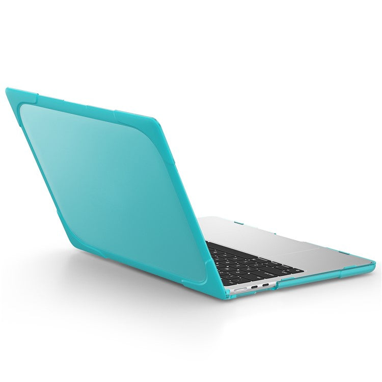 Laptop Case for MacBook Air 13 inch (2025) / (2024) / (2022) A2681 Protective Case Notebook Computer Anti-Scratch Cover with Stand - Baby Blue