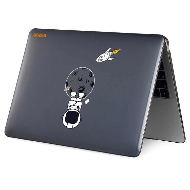 ENKAY HAT PRINCE Astronaut Pattern Laptop Case for MacBook Pro 14 inch (2024) (2023) (2021) A2442 (EU Version) - Astronaut No.4