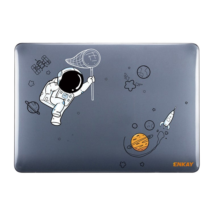 ENKAY HAT PRINCE Astronaut Pattern Laptop Case for MacBook Pro 14 inch (2024) (2023) (2021) A2442 (EU Version) - Astronaut No.2