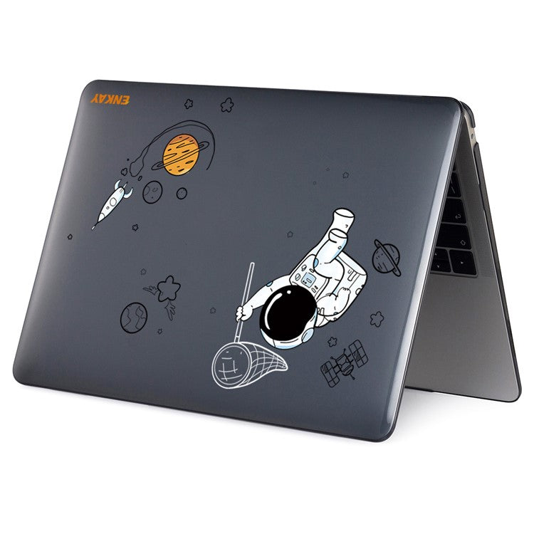 ENKAY HAT PRINCE Astronaut Pattern Laptop Case for MacBook Pro 14 inch (2024) (2023) (2021) A2442 (EU Version) - Astronaut No.2