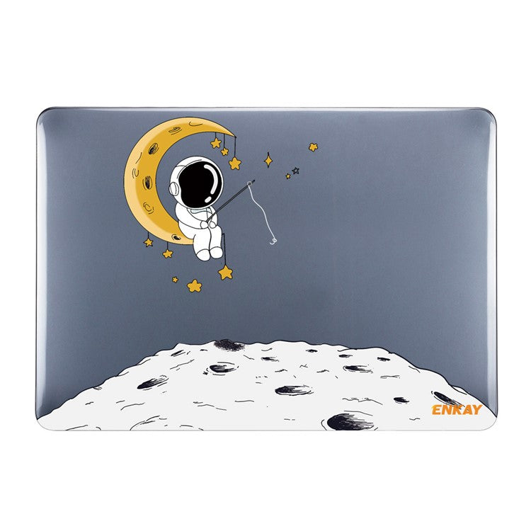 ENKAY HAT PRINCE Astronaut Pattern Laptop Case for MacBook Pro 14 inch (2024) (2023) (2021) A2442 (US Version) - Astronaut No.3