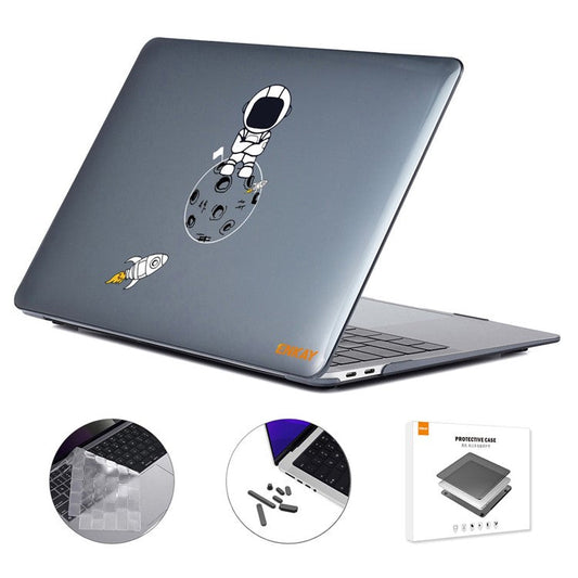 ENKAY HAT PRINCE Astronaut Pattern Laptop Case for MacBook Pro 14 inch (2024) (2023) (2021) A2442 (US Version) - Astronaut No.4