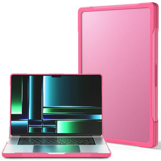 For MacBook Pro 14 inch (2024) (2021) A2442 / 14 inch (2023) A2779  / A2918 / A2992 (M1 / M2 / M3) PC+TPU Laptop Case - Rose