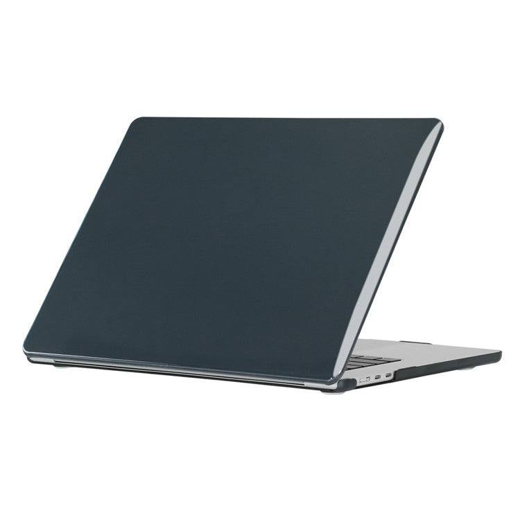 ENKAY HAT PRINCE Shockproof Case for Macbook Air 15 inch (2023) M2 A2941 / (2024) A3114 M3 Anti-Scratch Laptop Hard PC Case - Black