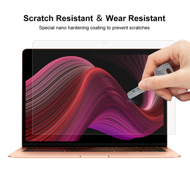 ENKAY HAT PRINCE For MacBook Air 13 inch (2020) A2179 / A2337 (US Version) Kickstand Hard PC Cover Anti-Drop Laptop Slim Case - Purple