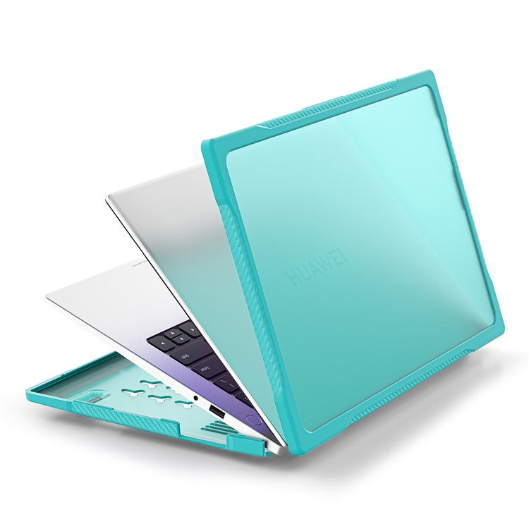 Sailor Series for Huawei MateBook D14 (2023) Laptop Case Dual Layer PC+TPU Protective Cover - Baby Blue