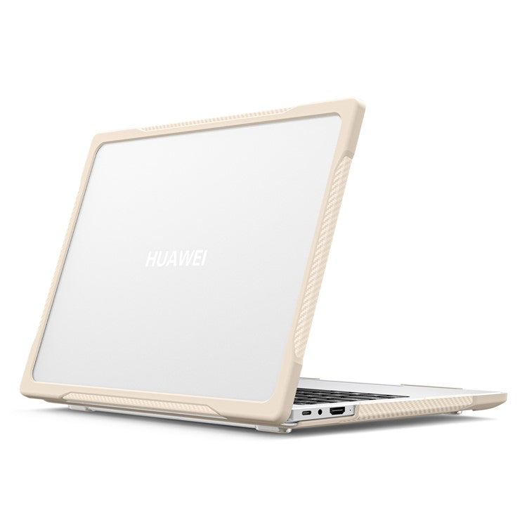 Sailor Series for Huawei MateBook 14 (2021) / (2022) / (2023) Laptop Case PC+TPU Notebook Cover - Khaki