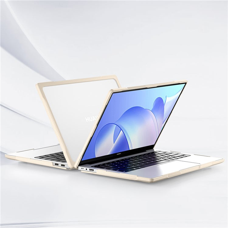 Sailor Series for Huawei MateBook 14 (2021) / (2022) / (2023) Laptop Case PC+TPU Notebook Cover - Khaki