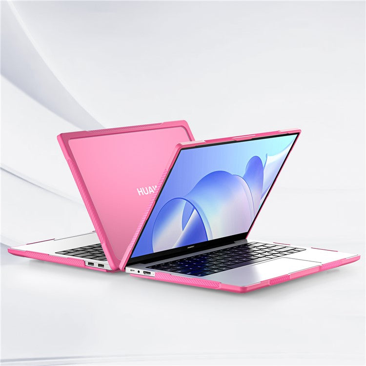 Sailor Series for Huawei MateBook 14 (2021) / (2022) / (2023) Laptop Case PC+TPU Notebook Cover - Rose