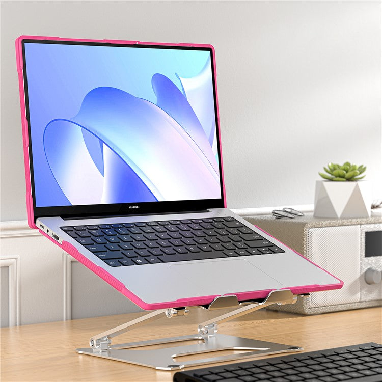 Sailor Series for Huawei MateBook 14 (2021) / (2022) / (2023) Laptop Case PC+TPU Notebook Cover - Rose