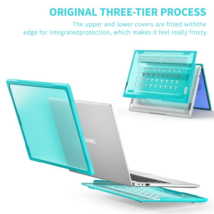 Sailor Series for Huawei MateBook 14 (2021) / (2022) / (2023) Laptop Case PC+TPU Notebook Cover - Baby Blue