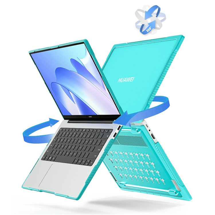 Sailor Series for Huawei MateBook 14 (2021) / (2022) / (2023) Laptop Case PC+TPU Notebook Cover - Baby Blue