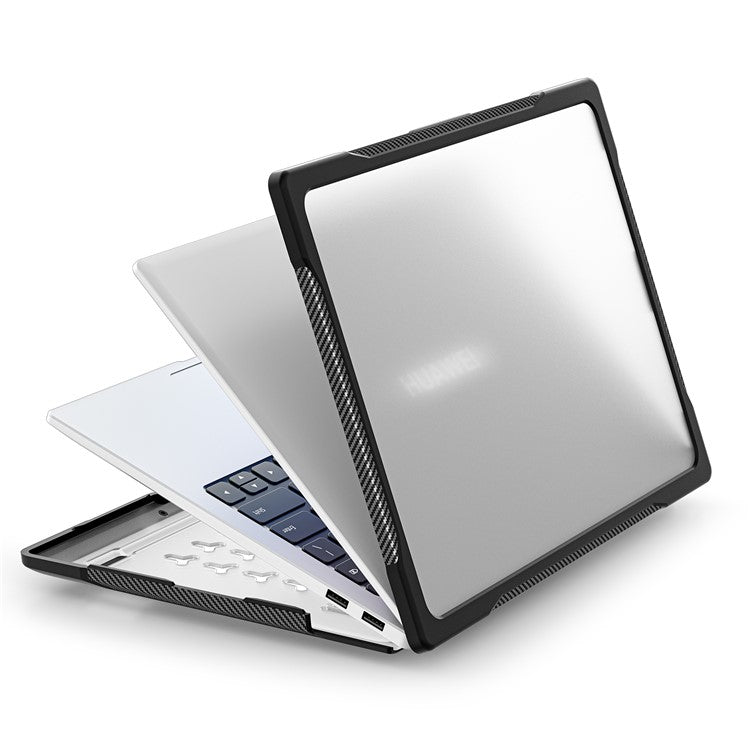 Sailor Series for Huawei MateBook 14 (2021) / (2022) / (2023) Laptop Case PC+TPU Notebook Cover - Transparent