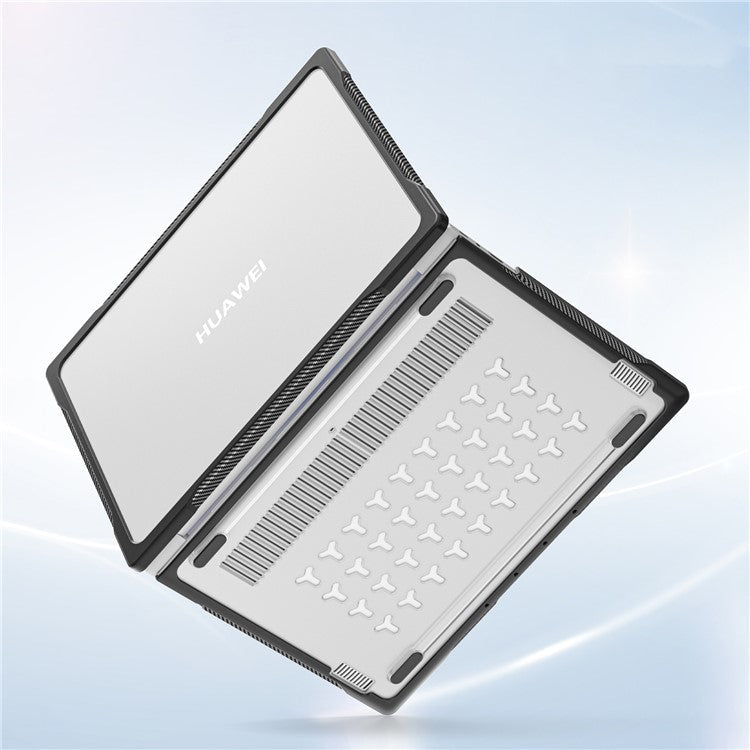 Sailor Series for Huawei MateBook 14 (2021) / (2022) / (2023) Laptop Case PC+TPU Notebook Cover - Transparent