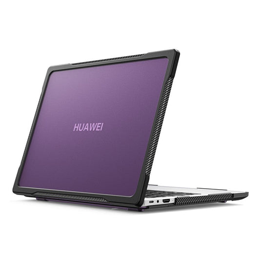 Sailor Series for Huawei MateBook 14 (2021) / (2022) / (2023) Laptop Case PC+TPU Notebook Cover - Transparent Purple