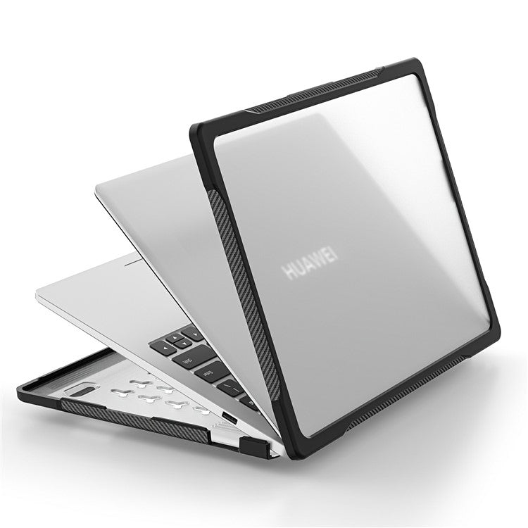 Sailor Series for Huawei MateBook D14 (2023) Case PC+TPU Anti-Cracking Protective Cover - Transparent