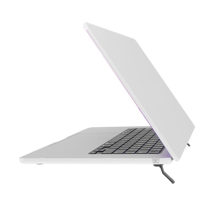 BENWIS MP-SMS For MacBook Air 13 inch (2022) A2681 Case Ultra-Thin Matte Hard Case with Kickstand - Transparent Black