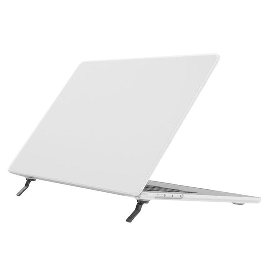 BENWIS MP-SMS For MacBook Air 13 inch (2018) A1932 / (2020) A2179, A2337 Hard Case Kickstand Slim Laptop Cover - Transparent White