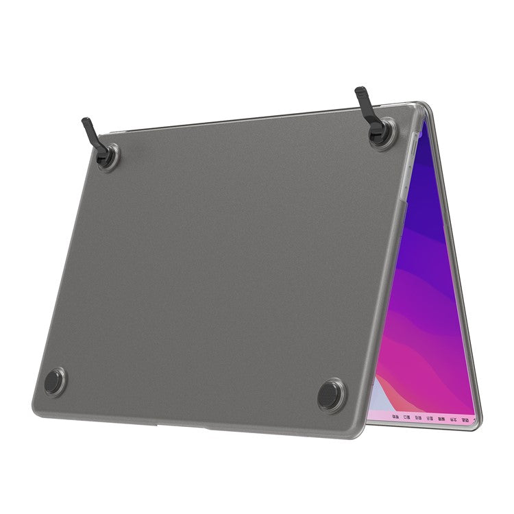 BENWIS MP-SMS For MacBook Pro 13 inch (2019) / (2020) A1706, A1708, A1989, A2159, A2251, A2289, A2338 Kickstand Hard Case - Transparent Black