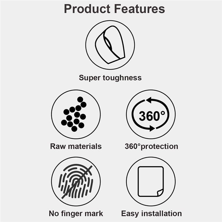 BENWIS MP-SMS For MacBook Pro 13 inch (2019) / (2020) A1706, A1708, A1989, A2159, A2251, A2289, A2338 Kickstand Hard Case - Transparent Black