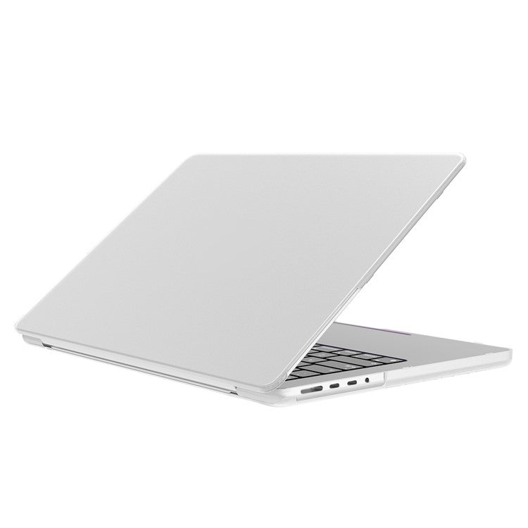 BENWIS MP-SMC For MacBook Pro 16 inch (2024) (2023) (2021) A2485, A2780 Laptop Case Slim Notebook Cover - Transparent White