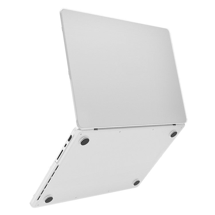 BENWIS MP-SMC For MacBook Pro 16 inch (2024) (2023) (2021) A2485, A2780 Laptop Case Slim Notebook Cover - Transparent White