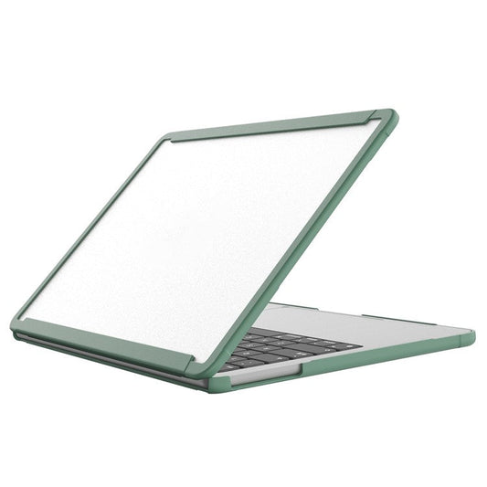 BENWIS MP-SSC For MacBook Air 13 inch (2025) / (2024) / (2022) A2681 Slim Case PC+TPU Laptop Cover - Army Green