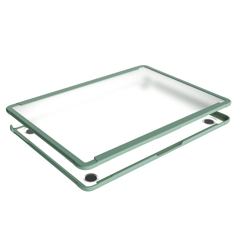 BENWIS MP-SSC For MacBook Air 13 inch (2025) / (2024) / (2022) A2681 Slim Case PC+TPU Laptop Cover - Army Green