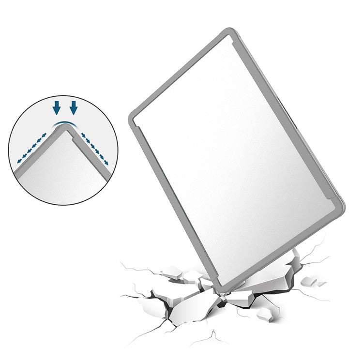 BENWIS MP-SSC For MacBook Pro 13 inch (2016) A1706, A1708 / (2018) / (2019) A1989, A2159 / (2020) A2251, A2289, A2338 PC+TPU Laptop Case - Grey