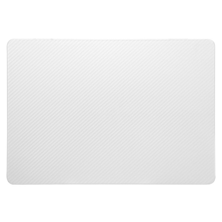 For MacBook Air 15 inch (2025) / (2024) A3114 M3 / (2023) M2 A2941 Case Carbon Fiber Texture Plastic Laptop Cover - Transparent