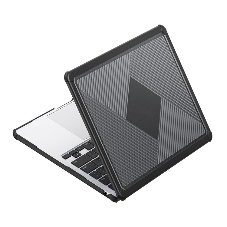 DUX DUCIS LCGH Series for MacBook Air 15 inch (2025) / (2024) / (2023) Case TPU+PC Laptop Protective Cover - Black