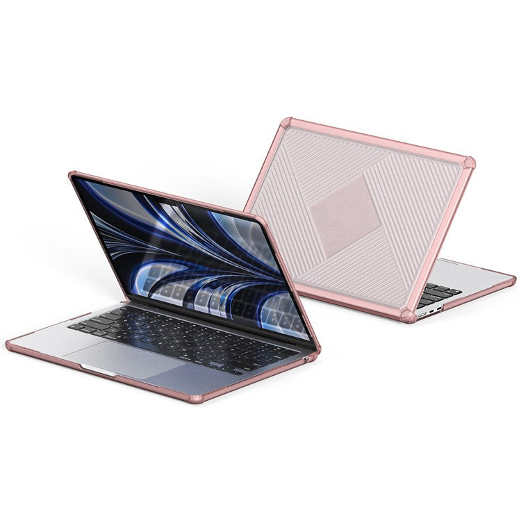 DUX DUCIS LCGH Series for MacBook Air 15 inch (2025) / (2024) / (2023) Case TPU+PC Laptop Protective Cover - Pink
