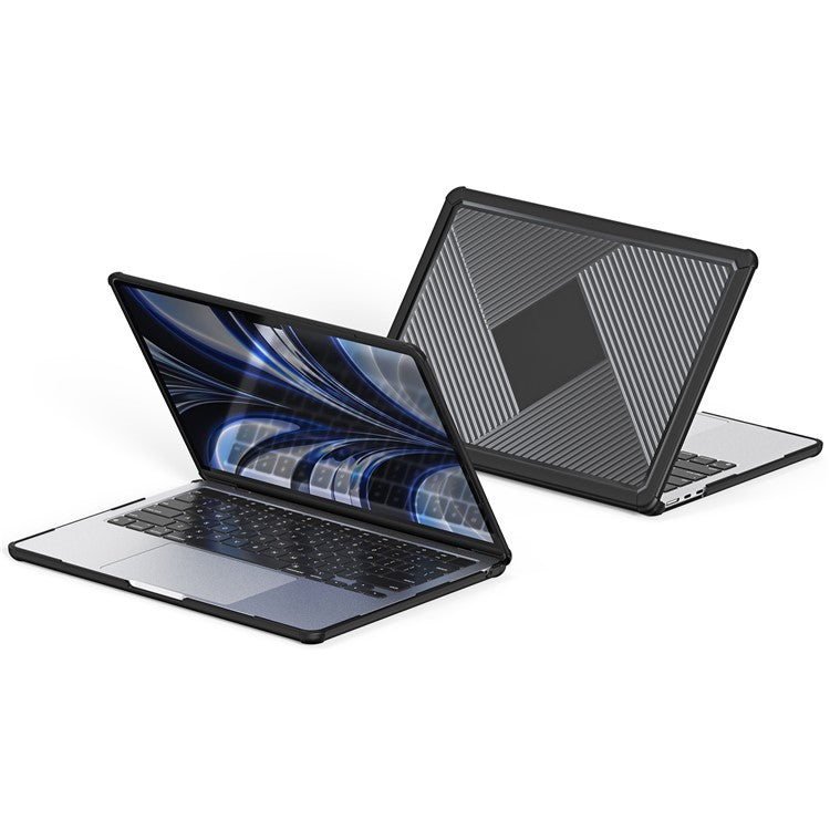 DUX DUCIS LCGH Series for Macbook Air 13 Inch (2020) / (2018) Case Full Protection Laptop Protective Cover - Black